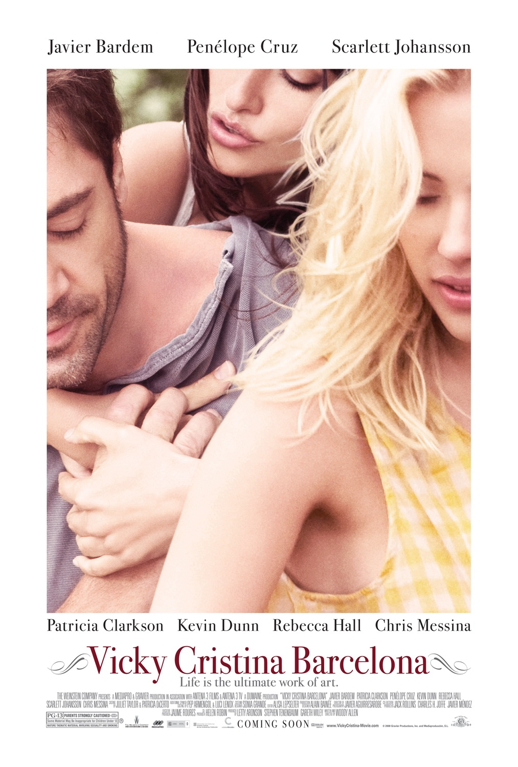Poster de la pelícla Vicky Cristina Barcelona